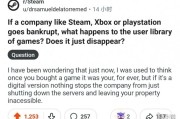 玩家焦慮！Steam倒閉遊戲會消失嗎
