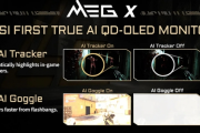 微星CES展新AI顯示器減閃