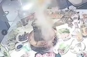 沈陽男子吵架扔打火機入火鍋瞬間爆炸