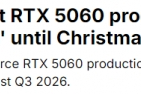 曝RTX 50系列顯卡幾乎全線停產